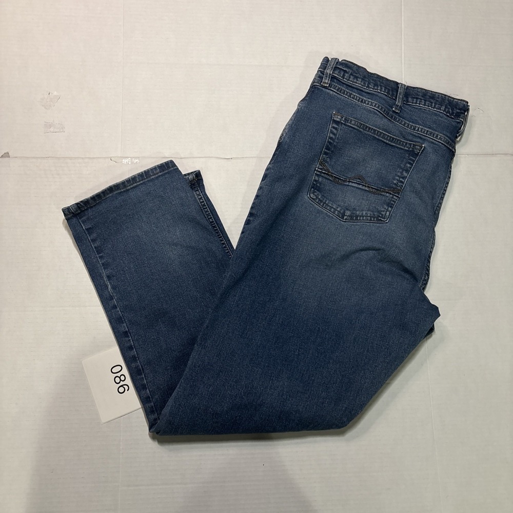 Wrangler Athletic Fit Men's Blue Jeans Size Tag Missing Estimated Size 40 Or 42